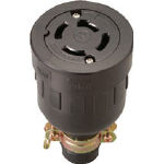 明工　引掛ゴムコネクタボデー接地３Ｐ＿