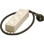 明工　引掛３コ口タップ接地３Ｐ１ｍ＿