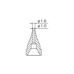 白光　ＳＳ型　ノズル／１．０ｍｍ＿