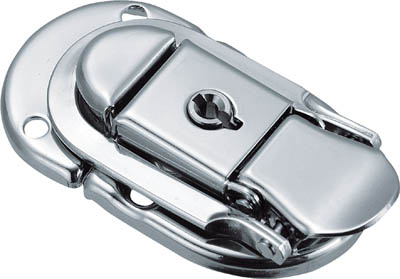 ＴＲＵＳＣＯ　パッチン錠　鍵付タイプ・スチール製＿