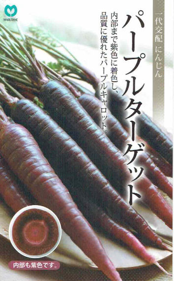 【宅配専用】　根菜種子　ニンジン種子　パープルターゲット