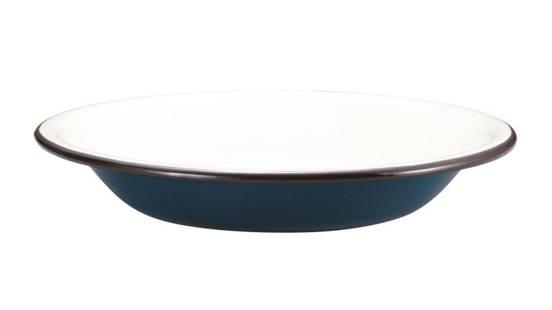 キャプテンスタッグ　ホーロープレート　２２ｃｍ　ブルー