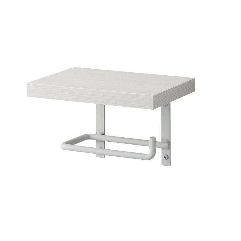 ＳＡＮＥＩ（サンエイ）　アイアンペーパーホルダー棚付　ホワイト　ビス付　Ｗ２１０７－Ｗ