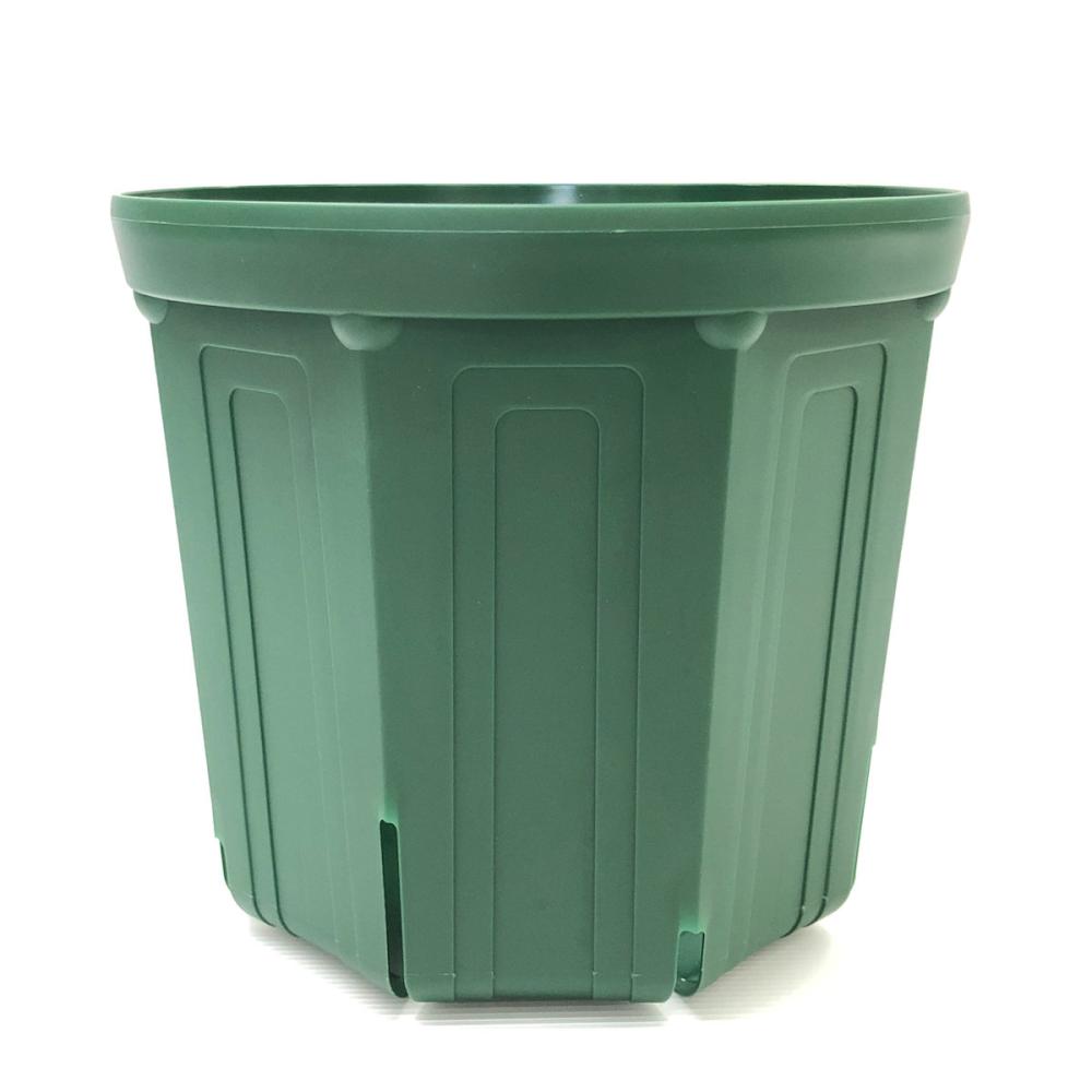 スリット鉢８号　モスグリーン　ケース販売　６０個入り