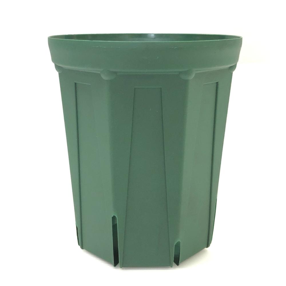 スリット鉢７号ロング　モスグリーン　ケース販売　７２個入り