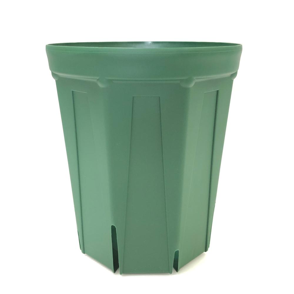 スリット鉢８号ロング　モスグリーン　ケース販売　６０個入り