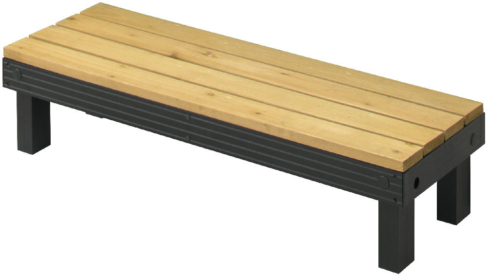 ホームＥＸアルミフレームデッキ用ステップ　オークル