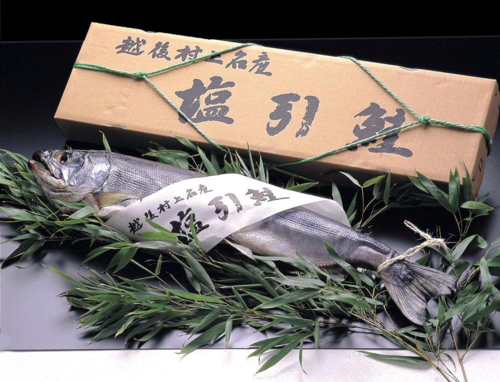 越後村上名産塩引鮭　大１尾（仕上り２．３ｋｇ前後）