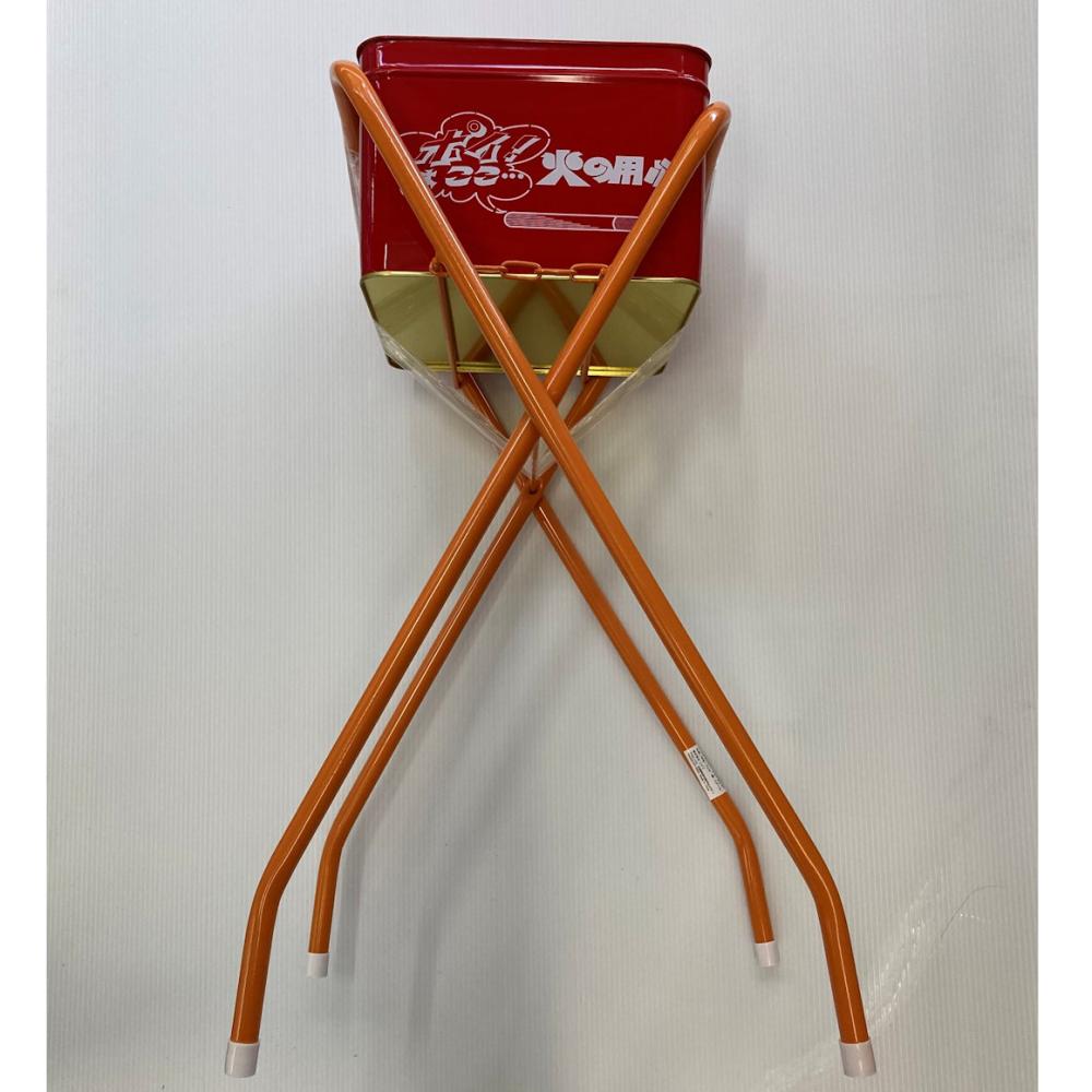 折りたたみ式現場用すいがら入れ　水皿付き