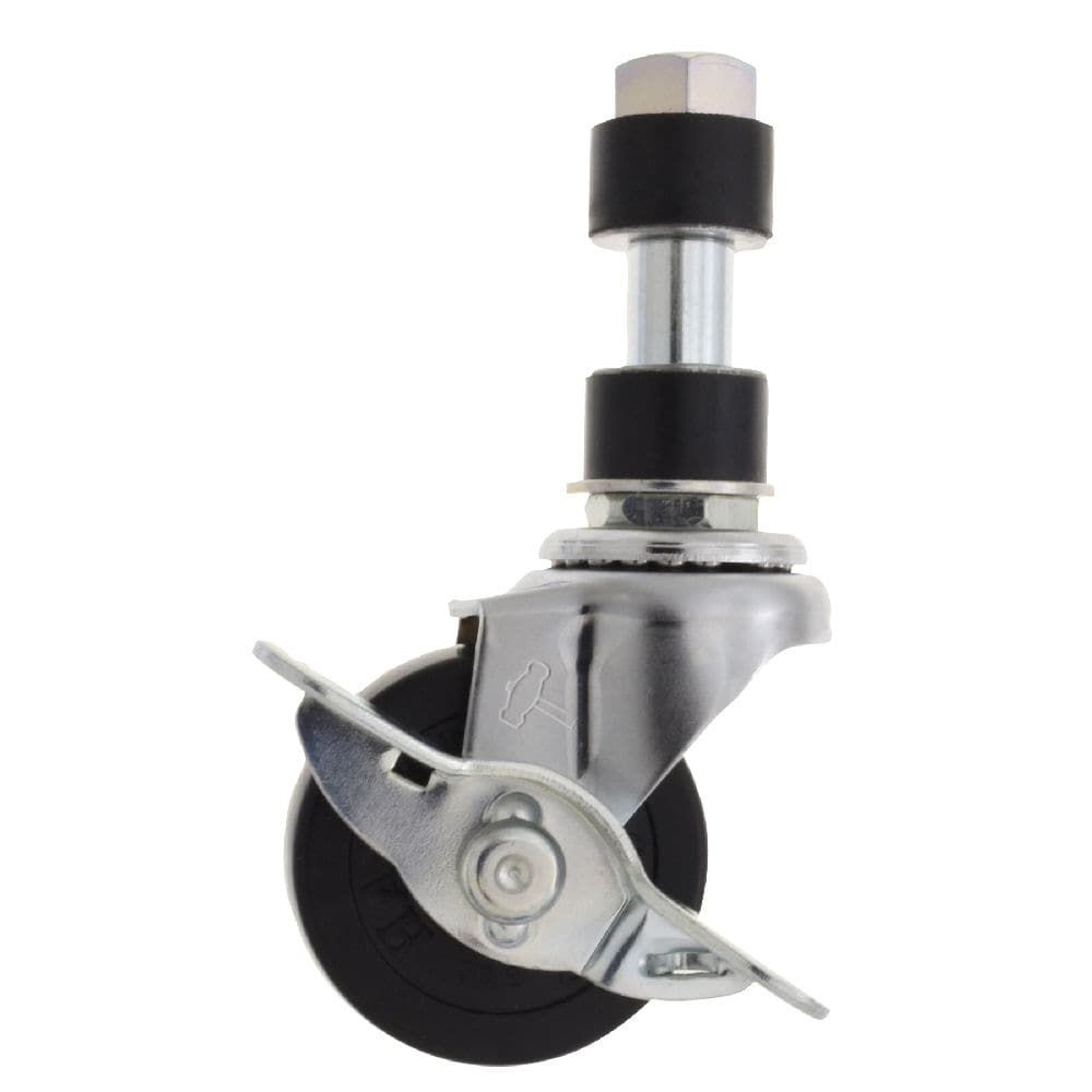 ゴム自在キャスターストッパー付　４１５　６ＥＸ－Ｒ５