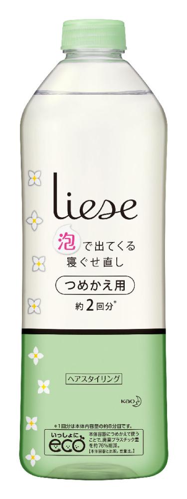 花王　リーゼ　泡で出てくる寝ぐせ直し　詰め替え　３４０ｍＬ
