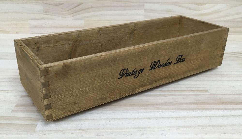 木製フリーボックス　ブラウン　Ｍ