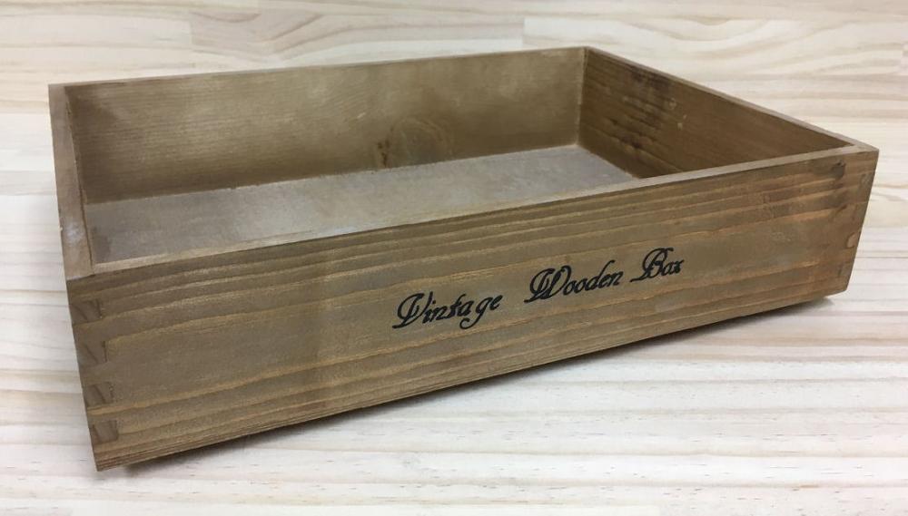 木製フリーボックス　ブラウン　Ｌ