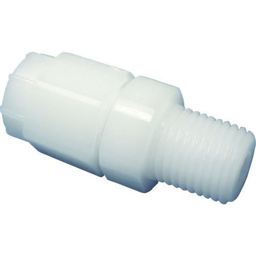 アラム　ＦＵコネクターハーフストレート　ポリプロピレン（白）（１７６６－０３）＿