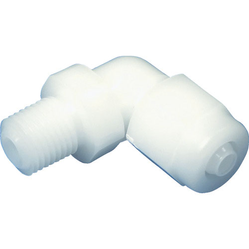 アラム　ＦＵコネクターハーフエルボ　ポリプロピレン（白）（１７６８－０３）＿