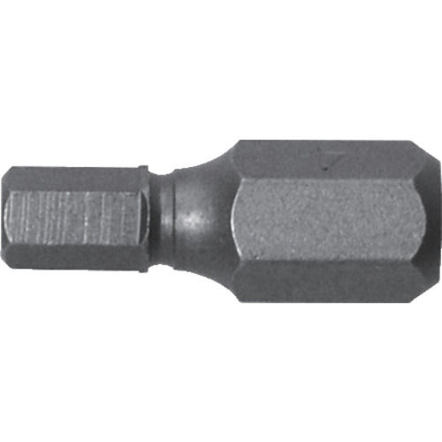 アネックス　溝付超短六角レンチビット１本組　対辺４×１９＿