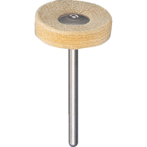 ＴＲＵＳＣＯ　平型ブラシ　フランネル　布　外径２０Ｘ軸長４０Ｘ軸３＿