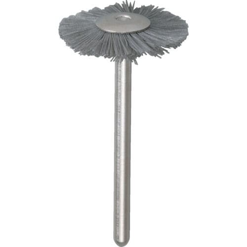 ＴＲＵＳＣＯ　平型ブラシ　ダイヤ入ナイロン　線０．２５Ｘ外径ファイ２３Ｘ軸ファイ３＿