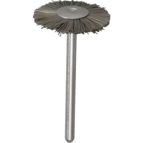 ＴＲＵＳＣＯ　平型ブラシ　アラミド繊維　線０．２Ｘ外径ファイ２３Ｘ軸ファイ３＿