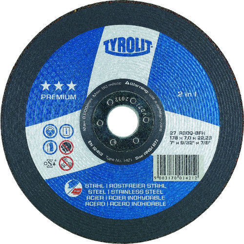 ＴＹＲＯＬＩＴ　オフセット砥石　プレミアムタイプ　１２５ｍｍ　＃３０＿