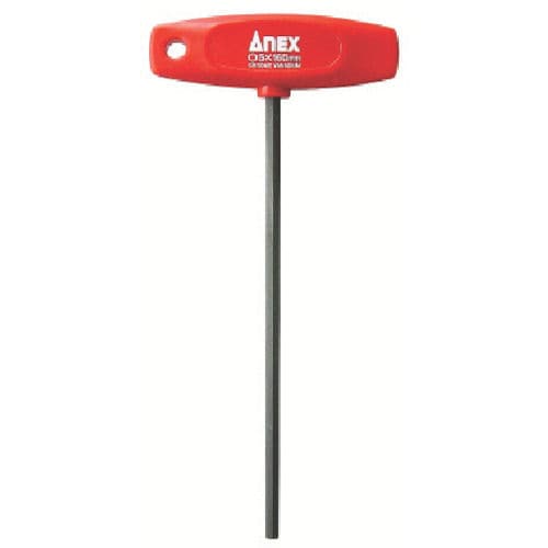 アネックス　Ｔ型六角レンチドライバー　対辺５．０×１６０＿