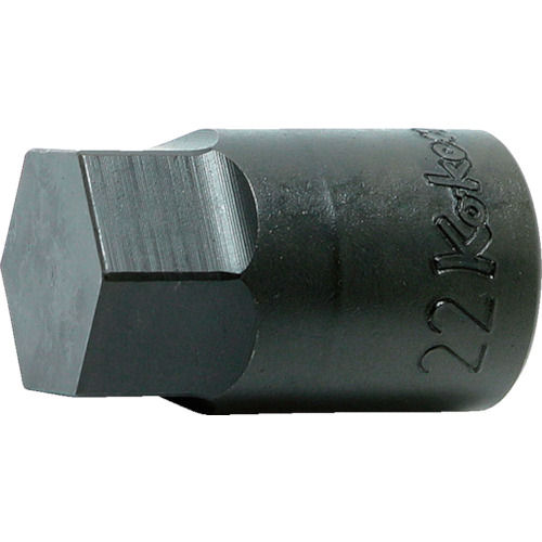 コーケン　１２．７ｍｍ差込　ヘックスビットソケット　全長４３ｍｍ　２７ｍｍ＿