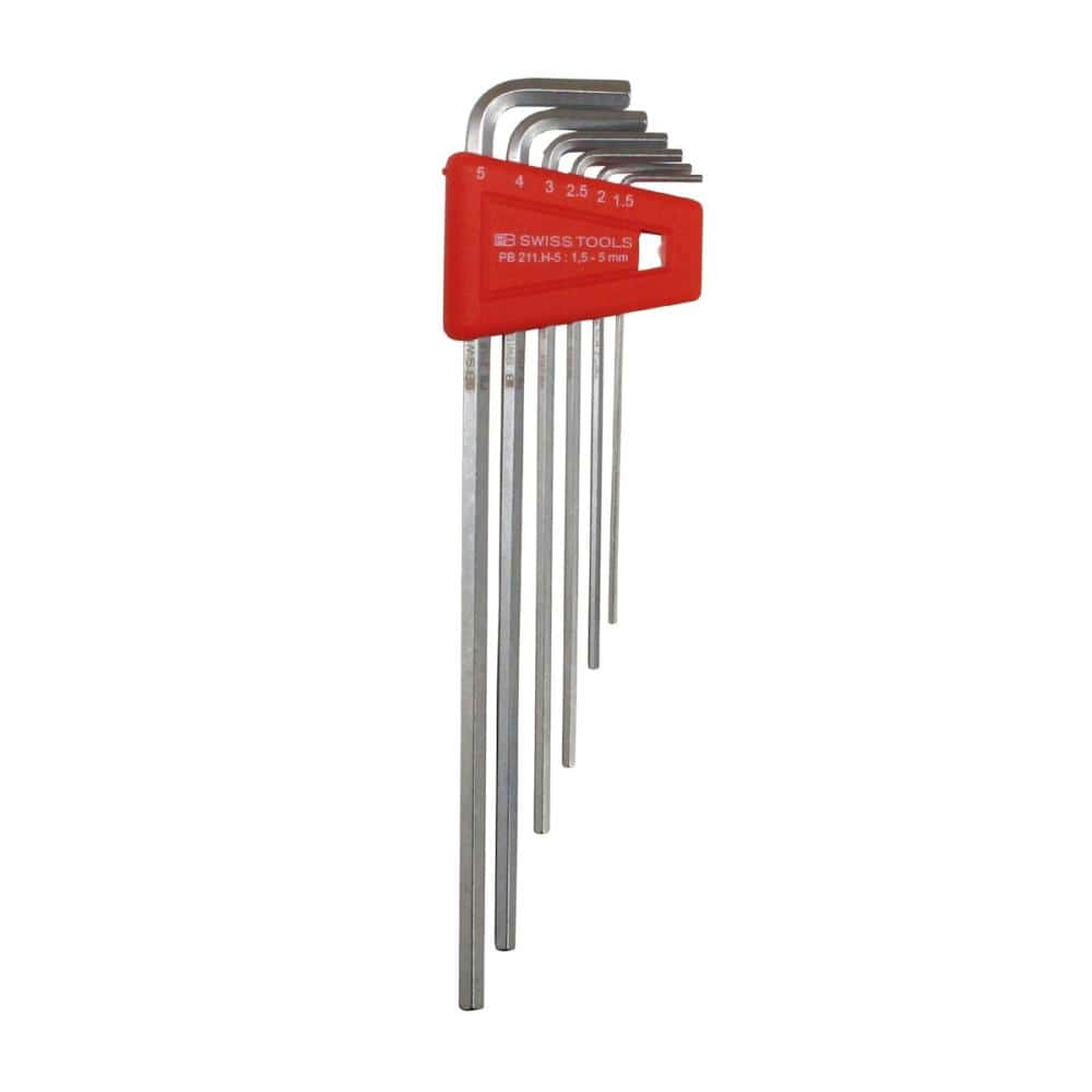 ＰＢ　ＳＷＩＳＳ　ＴＯＯＬＳ　ホルダー付六角棒レンチセット　ロング２１１Ｈ－５ＣＮ