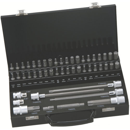 バーコ　自動車向けソケットビット＋ビットセット　４９本セット＿