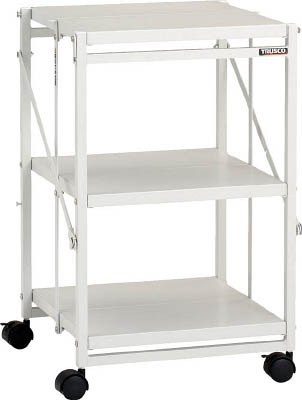 ＴＲＵＳＣＯ　ワンタッチワゴン　Ｗ４６４ＸＤ４５０ＸＨ７００　３段＿