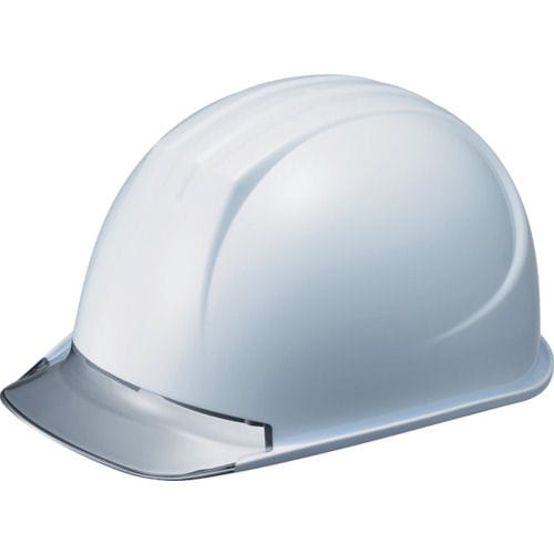 タニザワ　特大型ヘルメット　溝付　透明ひさし付＿