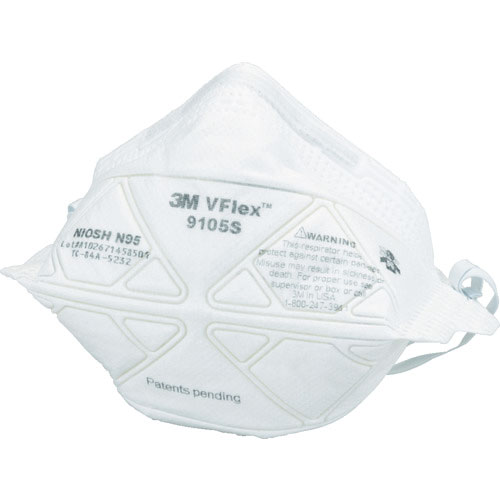 ３Ｍ　Ｖフレックス　折りたたみ式防護マスク９１０５　Ｎ９５　Ｓサイズ（５０枚入）＿