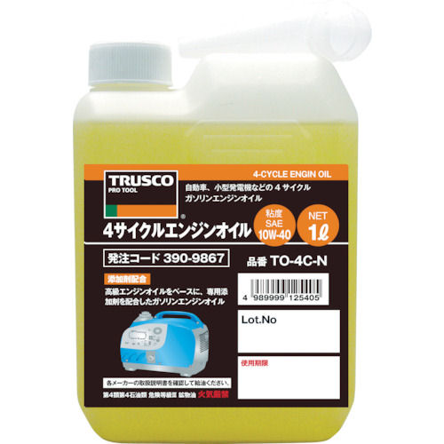 ＴＲＵＳＣＯ　４サイクルエンジンオイル１Ｌ＿