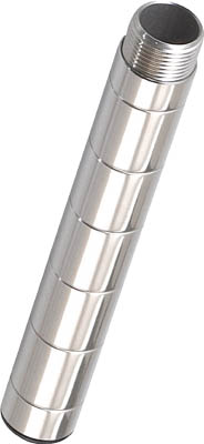 ＴＲＵＳＣＯ　ステンレス製メッシュラック用継ぎ足し支柱　Ｌ１５７＿