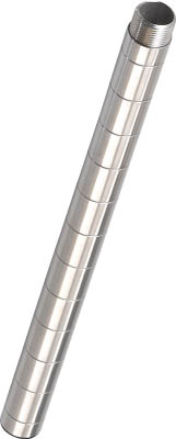 ＴＲＵＳＣＯ　ステンレス製メッシュラック用継ぎ足し支柱　Ｌ３０９＿