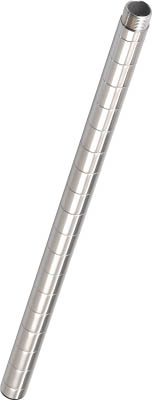 ＴＲＵＳＣＯ　ステンレス製メッシュラック用継ぎ足し支柱　Ｌ４６２＿