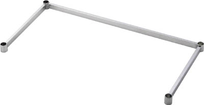 ＴＲＵＳＣＯ　ステンレス製メッシュラック用三方フックバー　１２０７Ｘ４５７＿