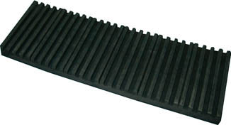 ＴＲＵＳＣＯ　防振パット　ベルトタイプ　１５Ｘ３００Ｘ１０００＿