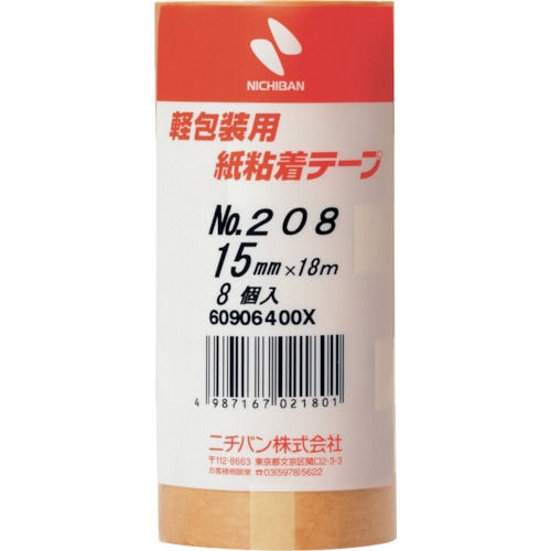 ニチバン　紙粘着テープ２０８Ｈ－１５＿