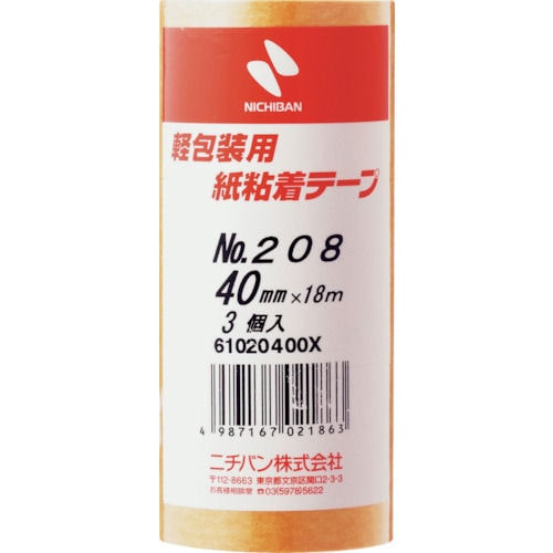 ニチバン　紙粘着テープ２０８Ｈ－４０＿