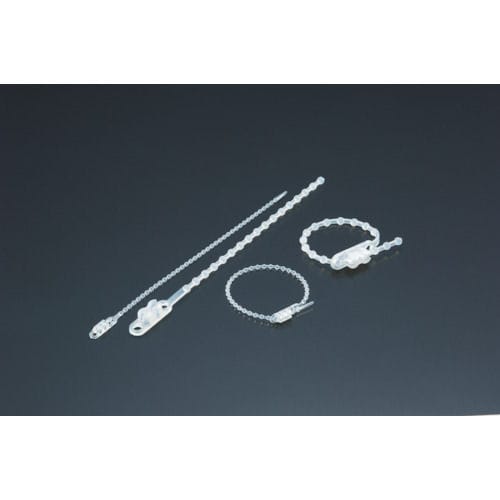 ＴＲＵＳＣＯ　ダブルヘッドノットタイ　幅２．０ｍｍＸ１４５ｍｍ最大結束３５白＿