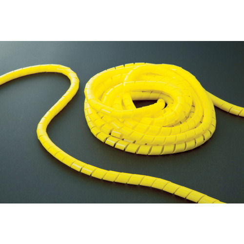 ＴＲＵＳＣＯ　スパイラルチュ－ブ１０ｍ結束径３．２～２５．０黄＿