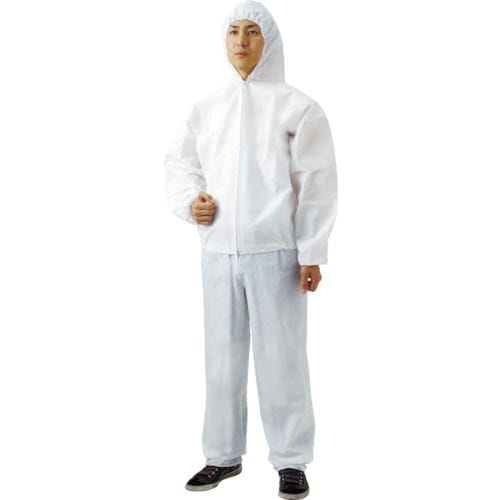 ＴＲＵＳＣＯ　不織布使い捨て保護服ズボン　Ｍサイズ＿