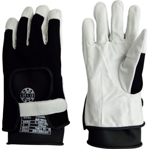 ワタベ　低圧ゴム手袋用革カバー（薄手タイプ専用）＿