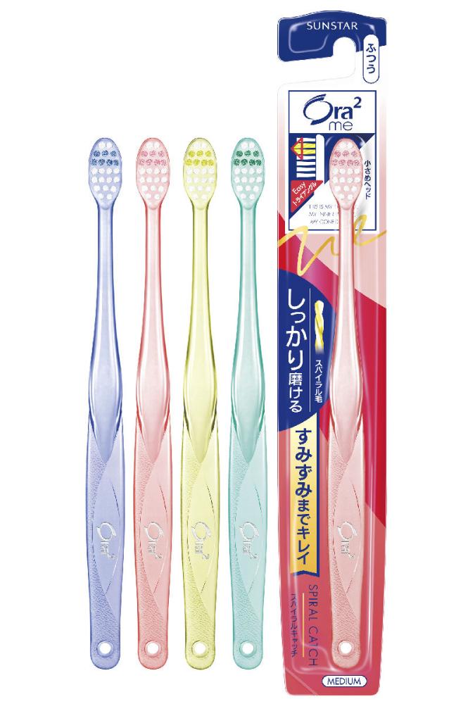 サンスター　Ｏｒａ２ｍｅ　オーラツーミー　歯ブラシ　スパイラルキャッチ　ふつう
