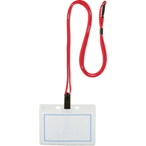 ＴＲＵＳＣＯ　ストラップ付ホイッスル名札　ソフト　赤＿