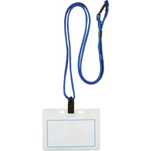 ＴＲＵＳＣＯ　ストラップ付ホイッスル名札　ソフト　青＿