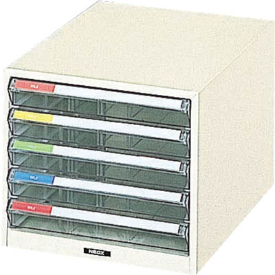 ＴＲＵＳＣＯ　Ｂ４型レターケース　浅型５段＿