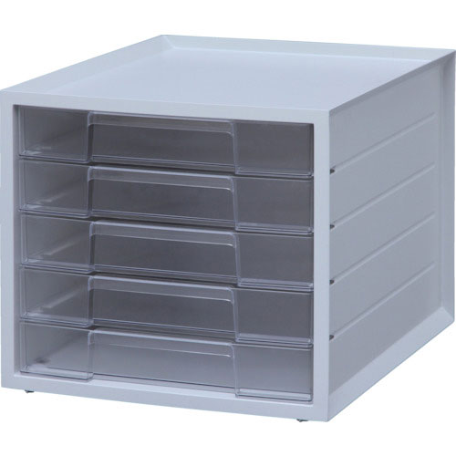 ＩＲＩＳ　レターケース　ＬＣＪ－５Ｍ－ＷＨ　５段　ホワイト＿