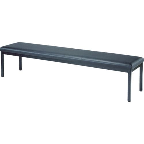 ＴＲＵＳＣＯ　ロビーチェア　背なし　１８００Ｘ４２０Ｘ４２０Ｈ　ブラック＿