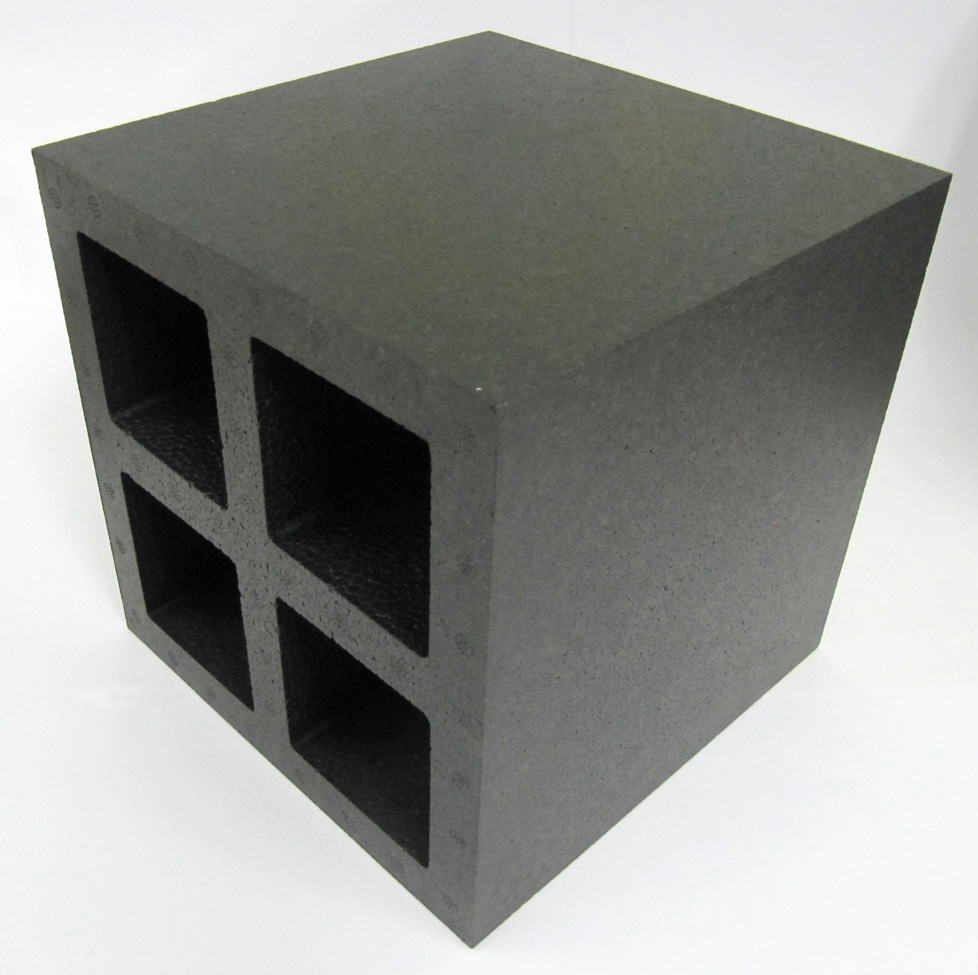 発泡　キューブロック＃２００　２００×２００×２００ｍｍ　ブラック